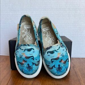 Keds Rifle Paper Co Blue Mermaid Slip-On Shoes